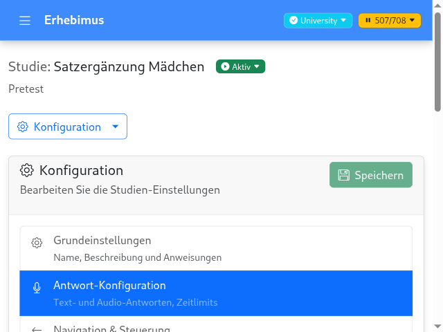 Barrierefreie Datenerhebung